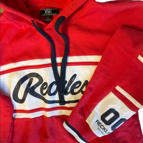 Young & Reckless colorblock hoodie - Picture 2 of 2